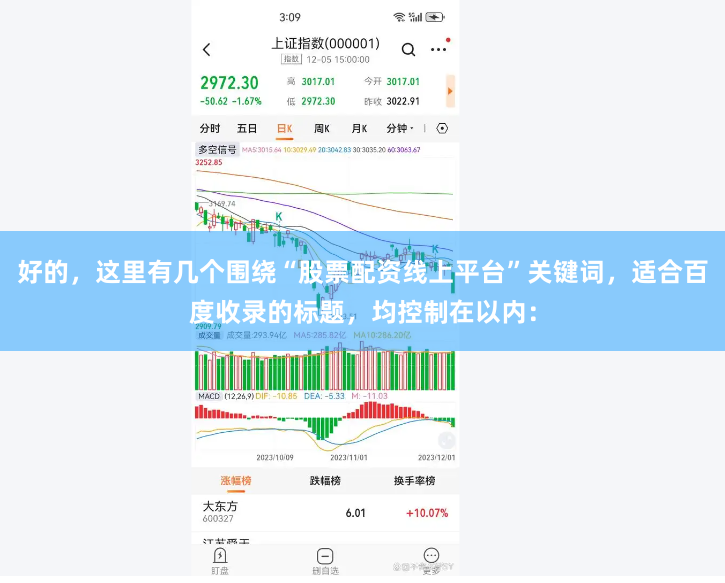 好的，这里有几个围绕“股票配资线上平台”关键词，适合百度收录的标题，均控制在以内：