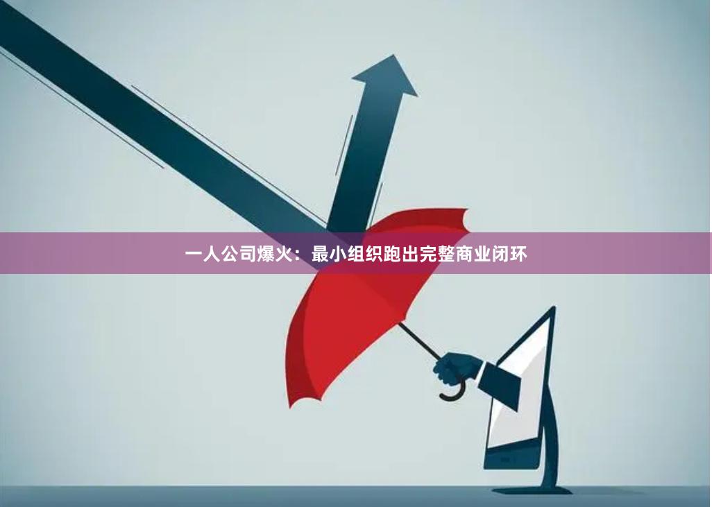 一人公司爆火：最小组织跑出完整商业闭环